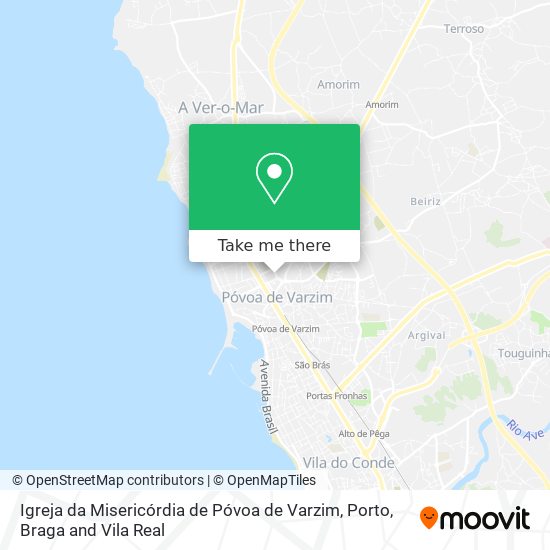 Igreja da Misericórdia de Póvoa de Varzim map