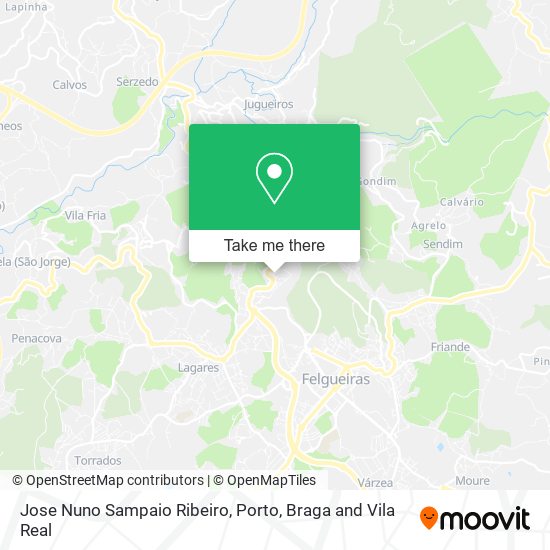 Jose Nuno Sampaio Ribeiro map