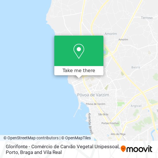 Glorifonte - Comércio de Carvão Vegetal Unipessoal map