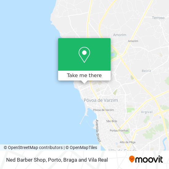 Ned Barber Shop map