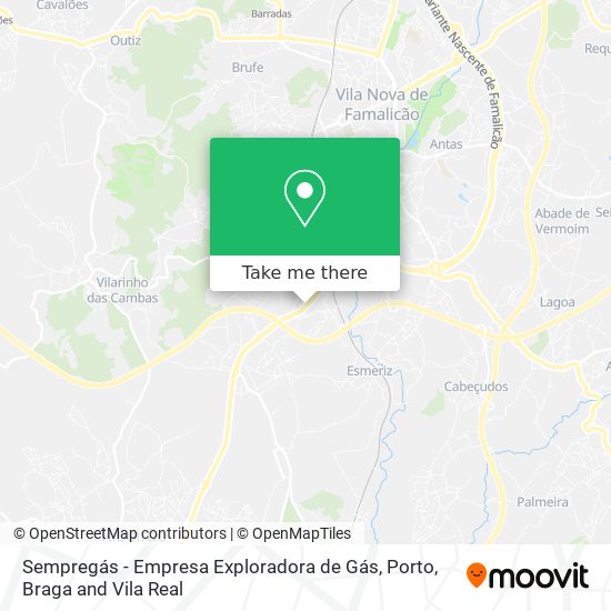 Sempregás - Empresa Exploradora de Gás mapa