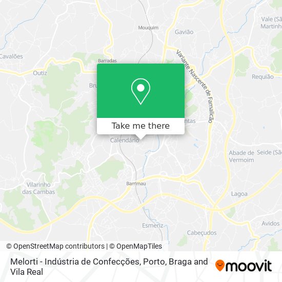 Melorti - Indústria de Confecções map