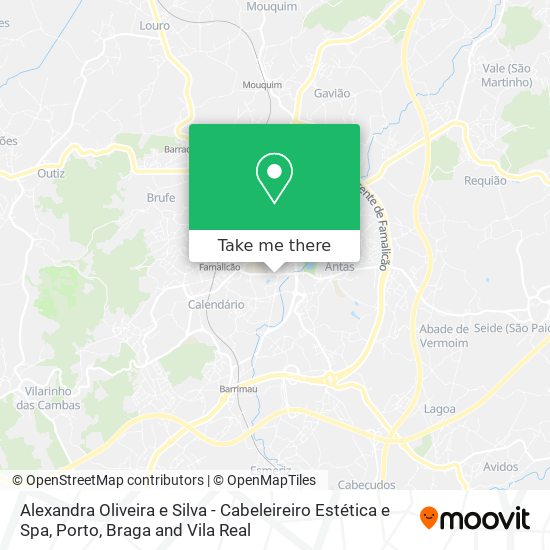 Alexandra Oliveira e Silva - Cabeleireiro Estética e Spa map