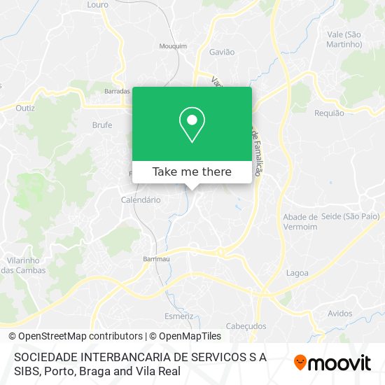 SOCIEDADE INTERBANCARIA DE SERVICOS S A SIBS mapa