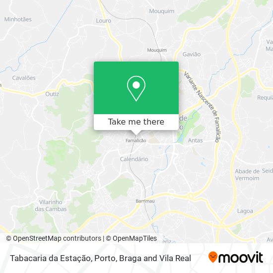 Tabacaria da Estação map