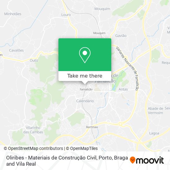 Oliribes - Materiais de Construção Civil map