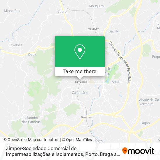 Zimper-Sociedade Comercial de Impermeabilizações e Isolamentos map