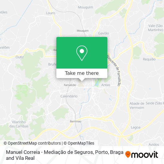 Manuel Correia - Mediação de Seguros map