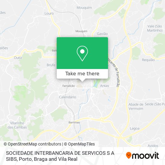 SOCIEDADE INTERBANCARIA DE SERVICOS S A SIBS mapa