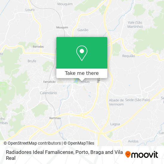 Radiadores Ideal Famalicense map