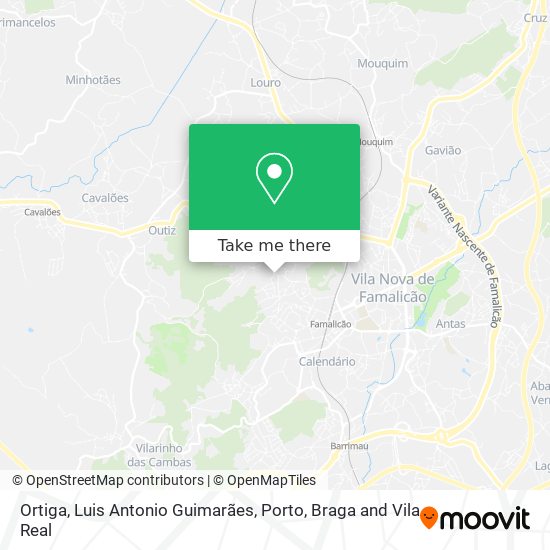 Ortiga, Luis Antonio Guimarães map