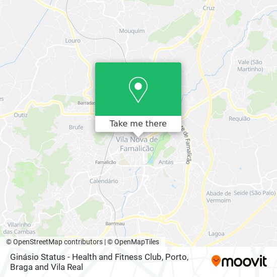 Ginásio Status - Health and Fitness Club map