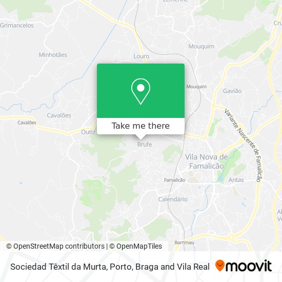 Sociedad Têxtil da Murta map