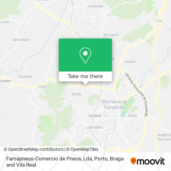 Famapneus-Comercio de Pneus, Lda map