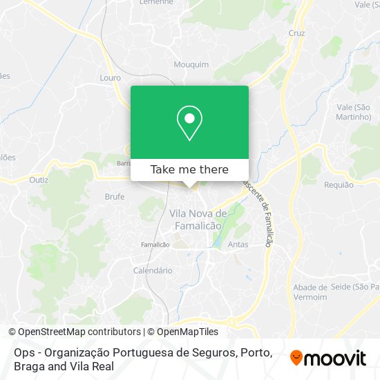 Ops - Organização Portuguesa de Seguros map