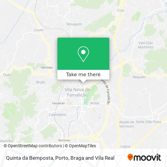 Quinta da Bemposta map