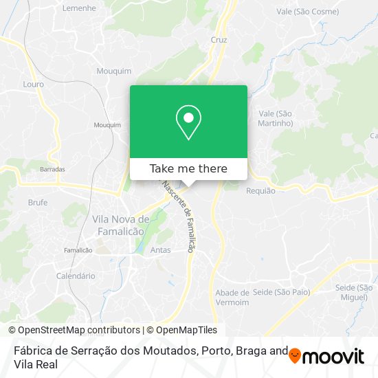 Fábrica de Serração dos Moutados map