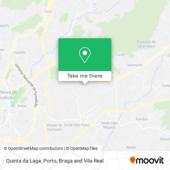 Quinta da Lage map