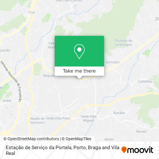 Estação de Serviço da Portela map