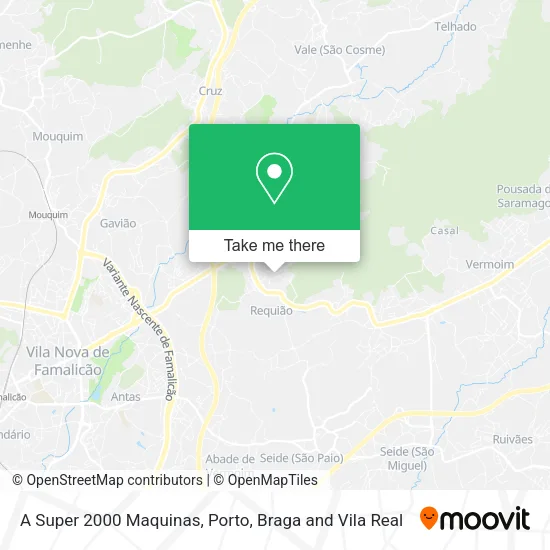 A Super 2000 Maquinas map