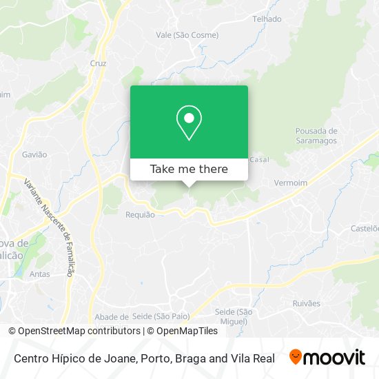 Centro Hípico de Joane map