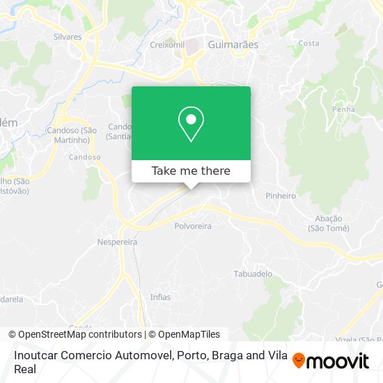 Inoutcar Comercio Automovel map