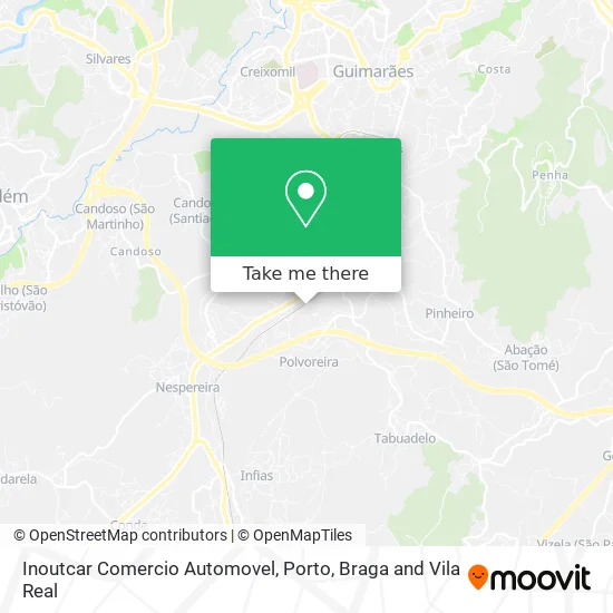 Inoutcar Comercio Automovel map