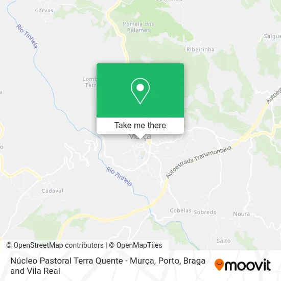 Núcleo Pastoral Terra Quente - Murça map