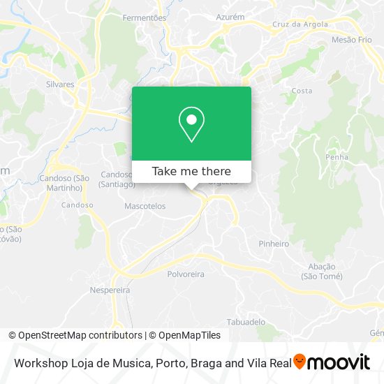 Workshop Loja de Musica map