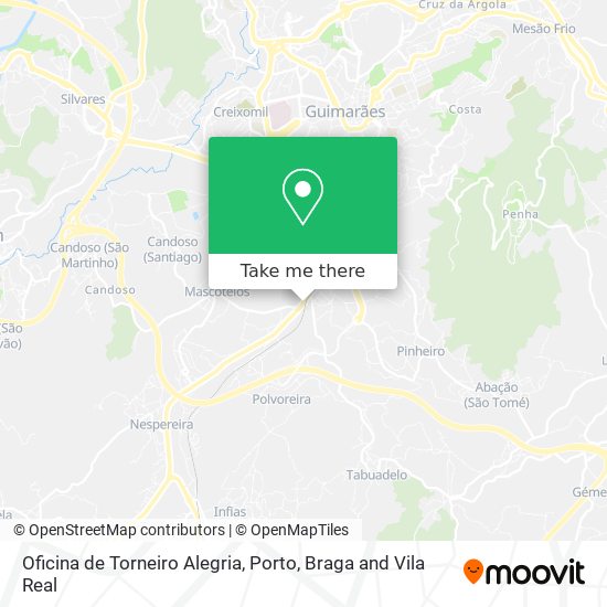 Oficina de Torneiro Alegria map