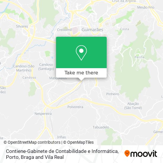 Contiene-Gabinete de Contabilidade e Informática map