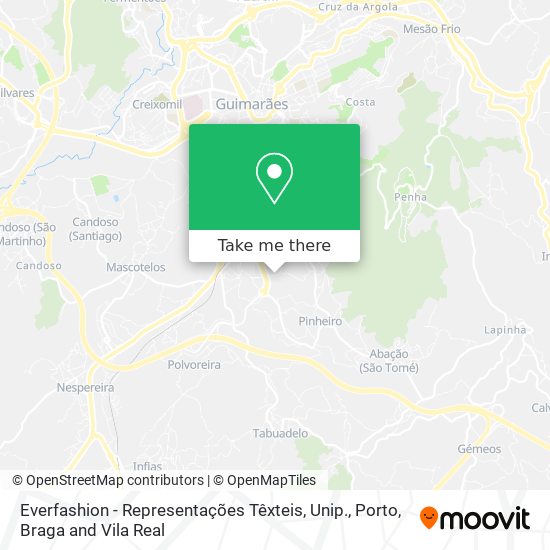 Everfashion - Representações Têxteis, Unip. mapa