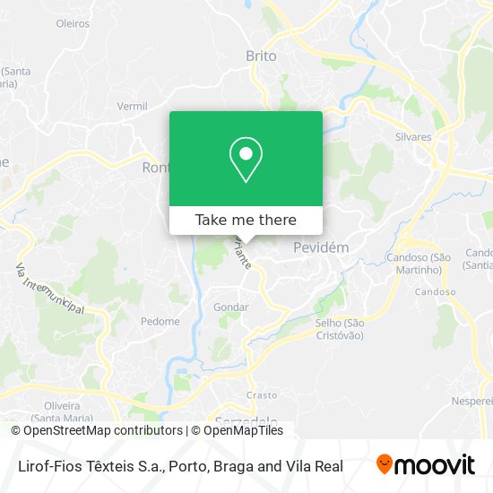 Lirof-Fios Têxteis S.a. map