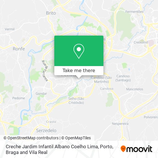 Creche Jardim Infantil Albano Coelho Lima map