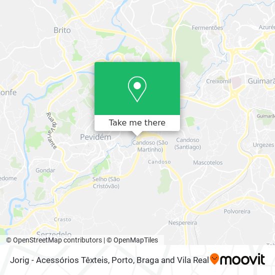Jorig - Acessórios Têxteis mapa