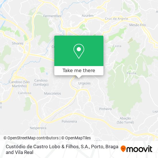 Custódio de Castro Lobo & Filhos, S.A. map