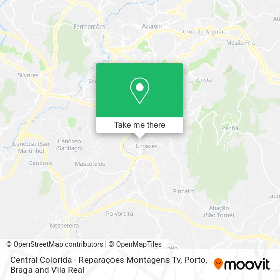 Central Colorida - Reparações Montagens Tv map