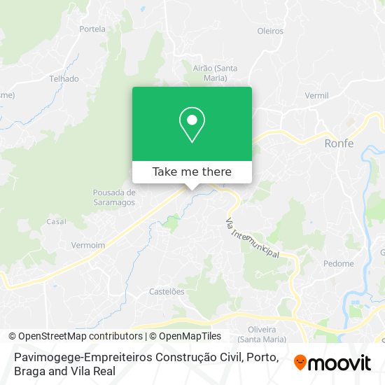 Pavimogege-Empreiteiros Construção Civil mapa