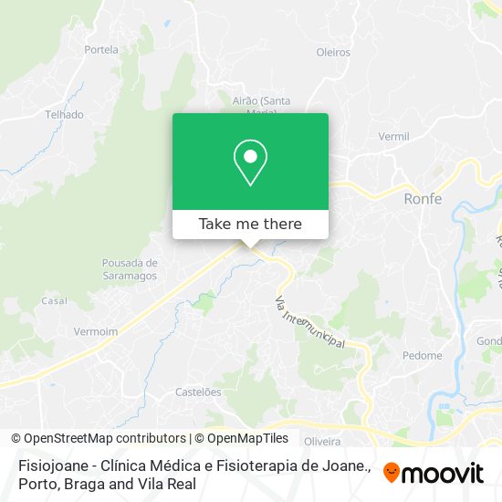 Fisiojoane - Clínica Médica e Fisioterapia de Joane. mapa