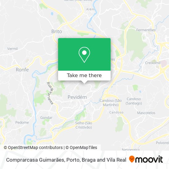Comprarcasa Guimarães map