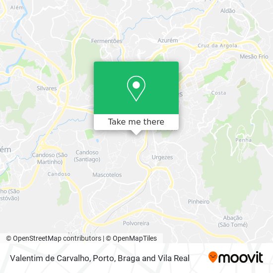 Valentim de Carvalho mapa