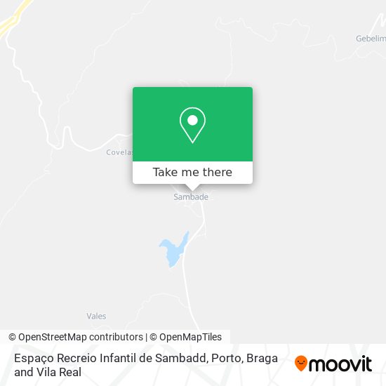 Espaço Recreio Infantil de Sambadd mapa