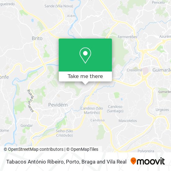 Tabacos António Ribeiro map