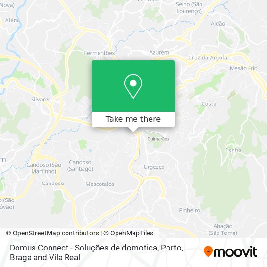 Domus Connect - Soluções de domotica mapa