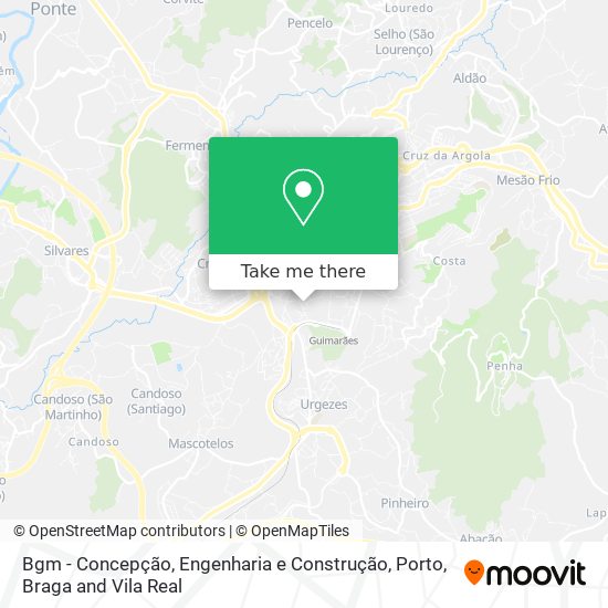 Bgm - Concepção, Engenharia e Construção mapa