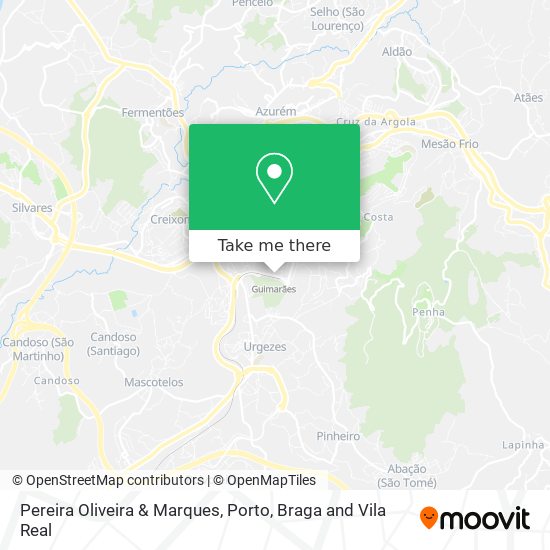 Pereira Oliveira & Marques map