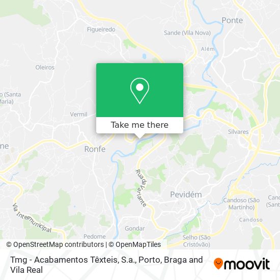 Tmg - Acabamentos Têxteis, S.a. map