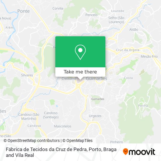 Fábrica de Tecidos da Cruz de Pedra map