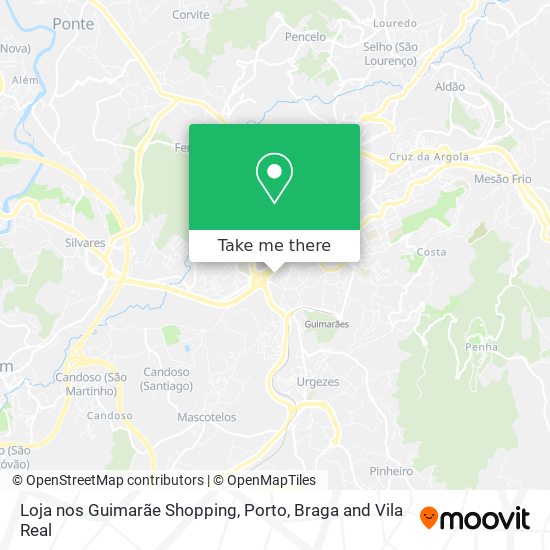 Loja nos Guimarãe Shopping mapa