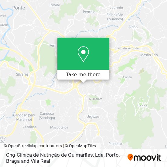 Cng-Clínica de Nutrição de Guimarães, Lda map